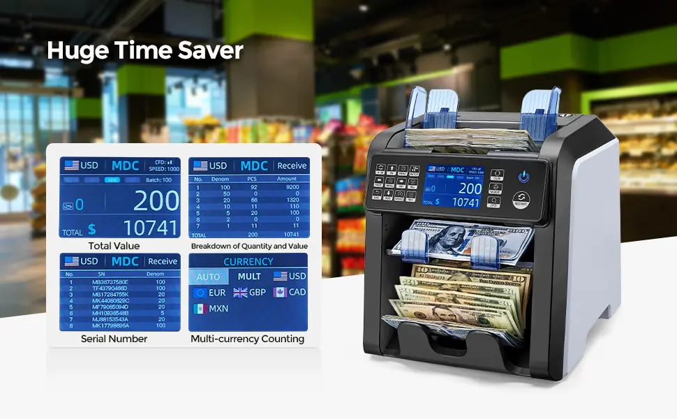 10 ฟีเจอร์สำคัญที่ควรมีในเครื่องนับธนบัตรยุคใหม่